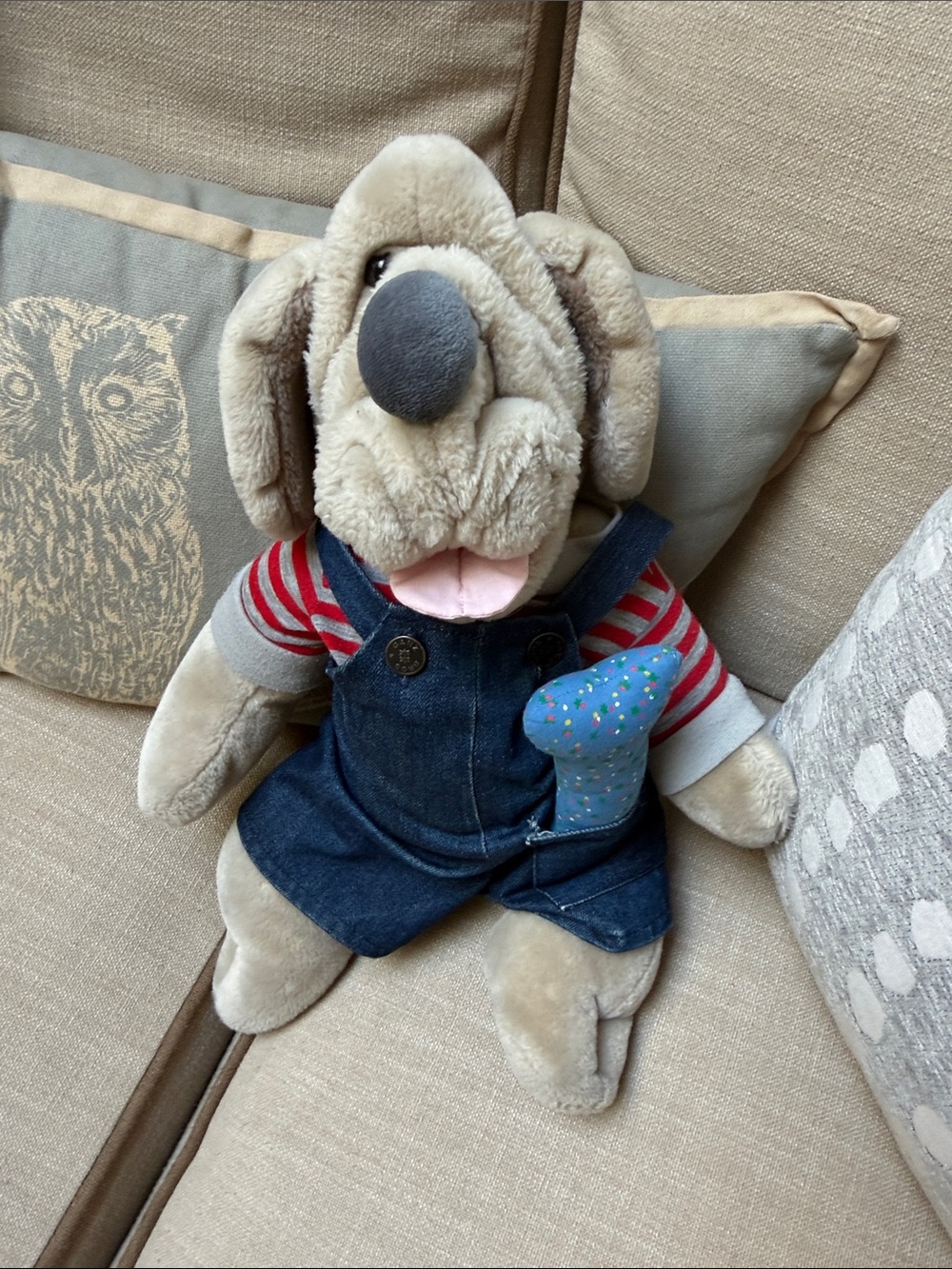Vintage Wrinkles hand puppet